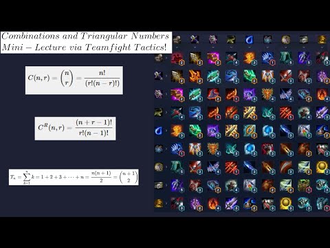 Connecting Combinations and Triangular Numbers (featuring TFT!)