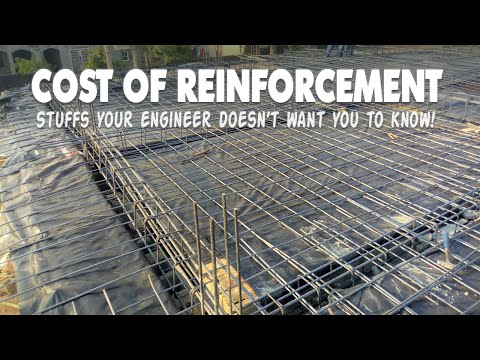Calculate cost of reinforcement | Building a house #cost #building #foundation