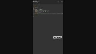 Multiply 3 Numbers In C Language #shorts #cprogramming #coding #computerlanguage #codewiz