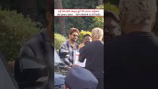 10 Years Later… He’s BACK in STYLE!” 💣 | #AlluArjun Sets Hyderabad on Fire with His #AA22 Look 🔥