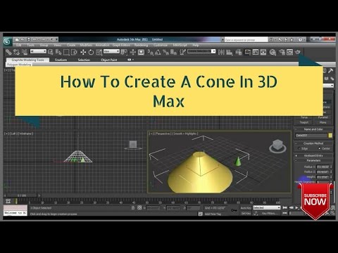 How To Create A Cone In 3D Max