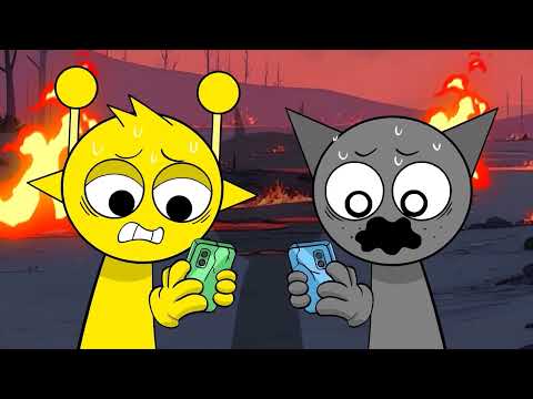 Incredibox Sprunki OC - COOL AS ICE Iciella x Durple Love Story?! | Cartumix Toons