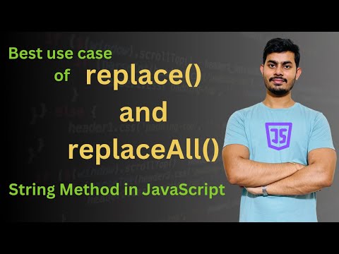 replace() and replaceAll() method in Javascript | String Method in Javascript