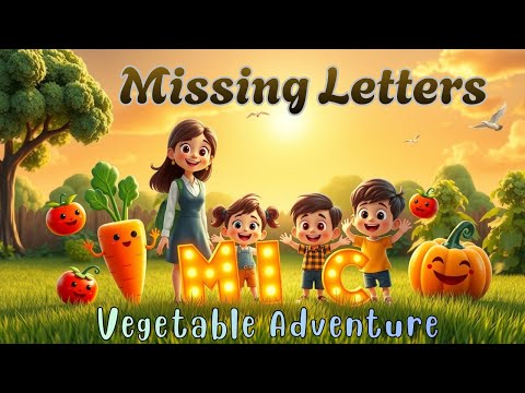 Missing Letters – Vegetable Adventure | Fun Spelling Game for Kids