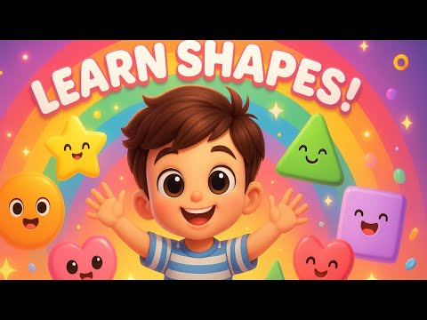 Learn Shapes for Kids | Circle, Square, Triangle & More (Easy & Fun!)