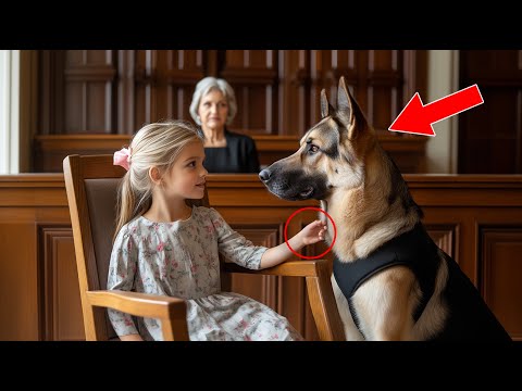 Little Girl Signals Her Dog. Judge Notices And Stops Court When Dog Reacts!