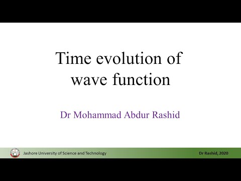 QM10: Time evolution of wave function