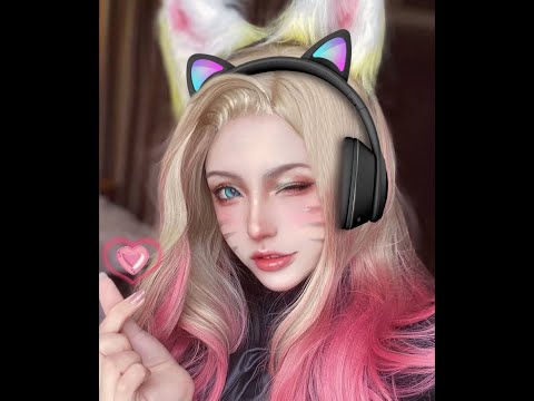 Cat Ear Gaming Headset with Mic RGB LED Light Flashing Glowing Stereo Headphones, 7.1 Surround Sound