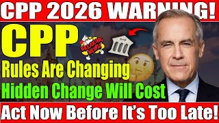 🎯🔥 Canada’s 2026 CPP Shake-Up EXPLAINED: The Hidden Change That Could Save You Thousands! 🔥🇨🇦