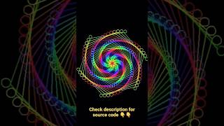 amazing circular design using python ✨ | python project 🌟 | #shorts #code #ytmusic