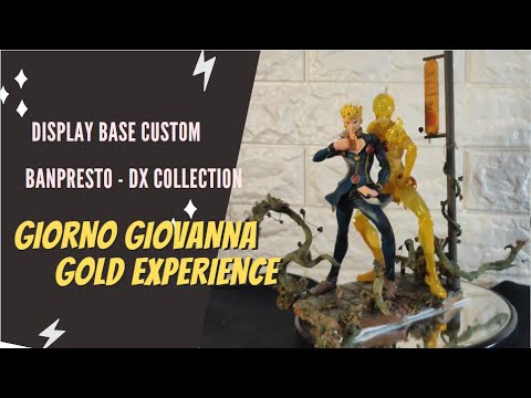 Custom Display Base : Giorno Giovanna & Gold Experience (Banpresto)