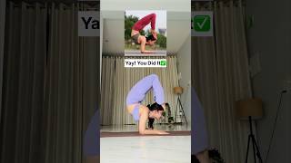 Scorpion Pose Challenge in Elbow Stand 💪🧘‍♀️ #shorts