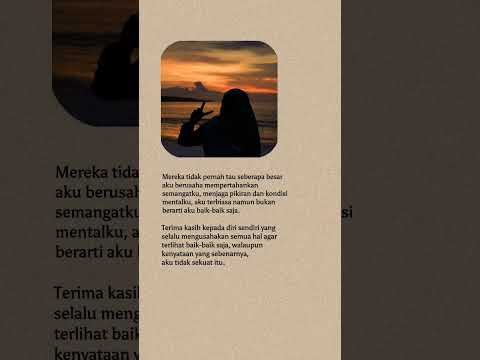 STORY WA PENGINGAT DIRI , PENYEMANGAT DIRI #quotes #status #statuswhatsapp #quoteswa #viral #fyp