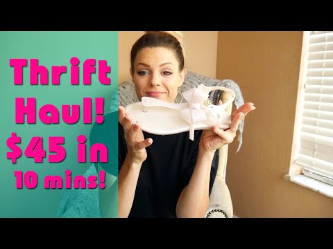 Start of Fall THRIFT HAUL! $45 in 10 Minutes! #Thriftscore