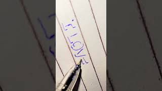 Hand writting #viralshort #calligraphicalphabets #art #ajcalligraphy