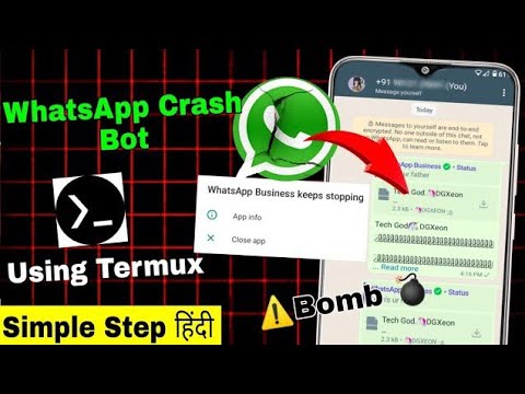 2024 Whatsapp Bot Create Bug Spam Send use termux