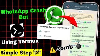 2024 Whatsapp Bot Create Bug Spam Send use termux