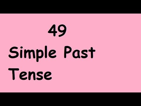 1 49 Simple Past Tense