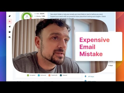 Don't try send emails to dummy email addresses
