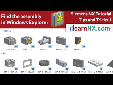 Siemens NX | Find the assembly in windows