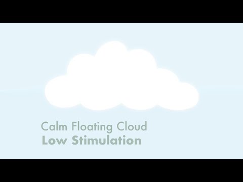 Calm Floating Clouds | Low Stimulation Video for Babies