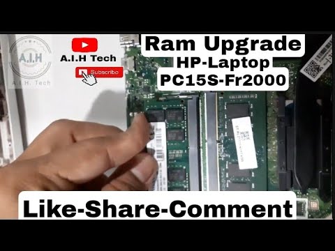 How To RAM Upgrade In HP 15s-FR2000 || By A.I.H Tech