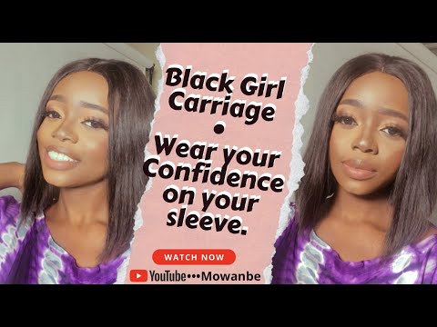 Black girl Carriage | Wear your Confidence on your sleeves | Photoshoot Day