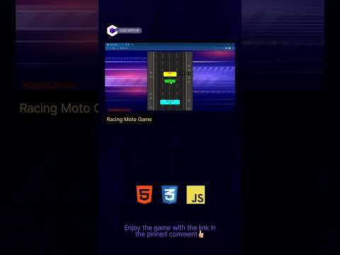 Racing Moto Game #codinglife #code #coding #reelsshorts #programming #racinggames #webgame