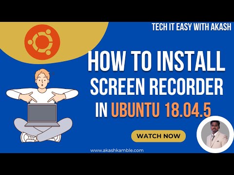 Installing screen/video recorder in Ubuntu 18.04.5(LTS) - 2020