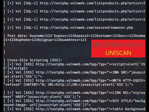 Uniscan Web Scan Full