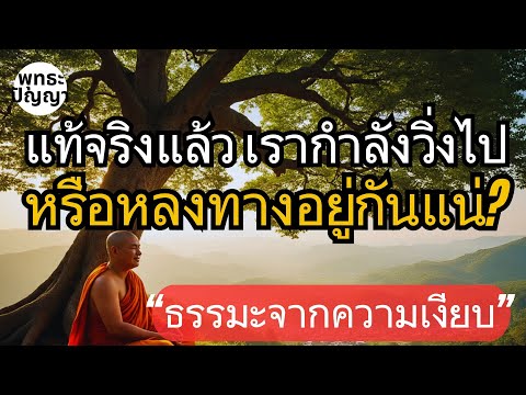 แท้จริงแล้วเรากำลังวิ่งไป หรือหลงทางอยู่กันแน่ | พุทธะปัญญา รู้ทันความคิด สะกิดปัญญา