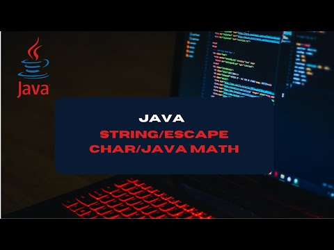 Java Tutorial Series | Java String, Java Math, Escape Char | Step by Step | Tagalog for Beginners