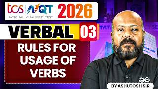 TCS NQT 2026 | Verbal 03 | Rules For Usage Of Verbs | TCS NQT Preparation