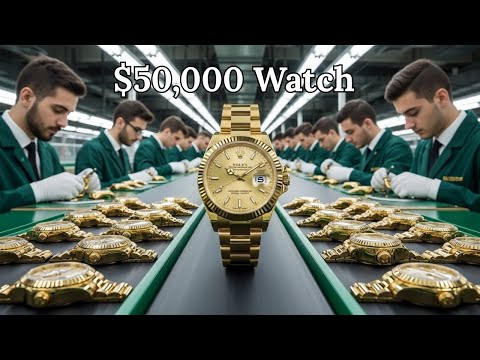 Inside the Rolex Gold Factory – Process How Gold Watches Are Made