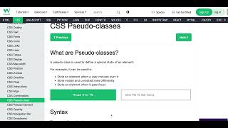 CSS Pseudo Classes