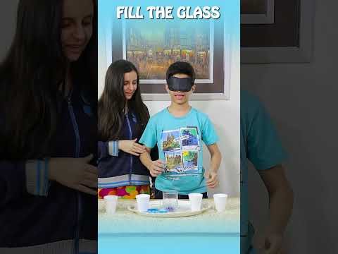 Fill the Glass Game 😃😆🤣 #shorts #youtubeshorts