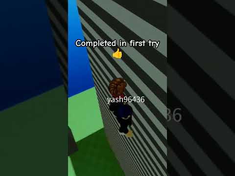 Completed in first try👍 #roblox #robloxedit #wallhop