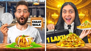 Rs 1 vs Rs 1,00,000 STREET FOOD in India  😱