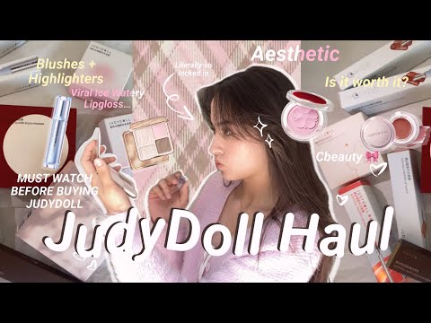 🩰 JUDYDOLL- *Possibly the highest quality ever* Haul + Unboxing | Aesthetic, Cbeauty, GRWM 𓈒ㅤׂ ✿