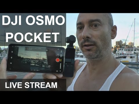 DJI OSMO Pocket Live Stream work around test with Streamlabs