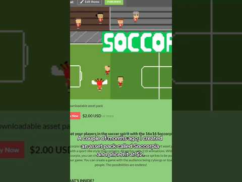 Soccorpia is now free on Itch.io! #assetpack #pixelart #gamdev