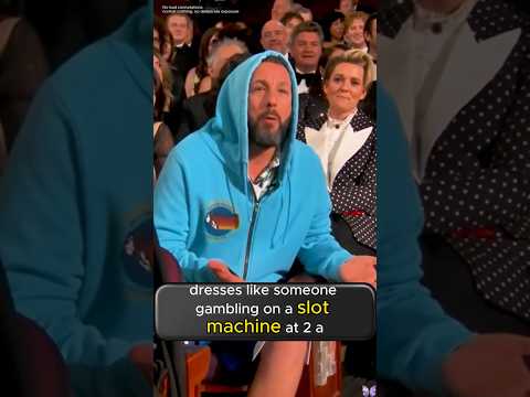 Why Adam Sandler Wore a $20 Sweatshirt to the Oscars The Truth Will Surprise You! #rap #actress#fyp
