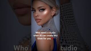 Turning imagination into glam! AI + makeup = next-level creativity 🎨💄✨ Who’s ready to try?”