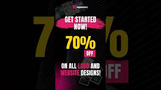 Want to design website on 70% discount | 70% discount