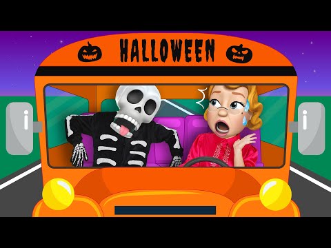 Wheels on the Bus - on Halloween| Me Me Band - Kids Songs & Nursery Rhymes