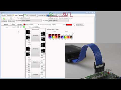 Logic Analyzer GoLogicXL: Edit views (channels #03)