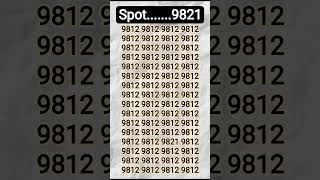 Can' You Spot the Hidden 9821 #brainchallenge #iqtes #brainteaser #braintestsolution #puzzle #braing