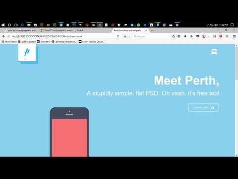 Bootstrap section markup