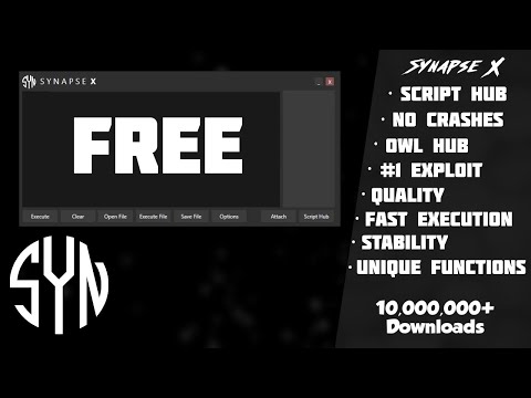 Synapse X Free! -  Best Roblox Hack : Level 7, Full Lua, Admin Panel, OverPowered!