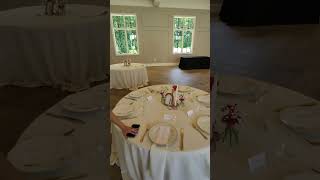 Set a sample reception table. #weddingday #weddingplanner #weddingreception #weddingtips